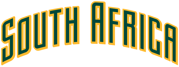 South Africa 2006-Pres Wordmark Logo iron on heat transfer